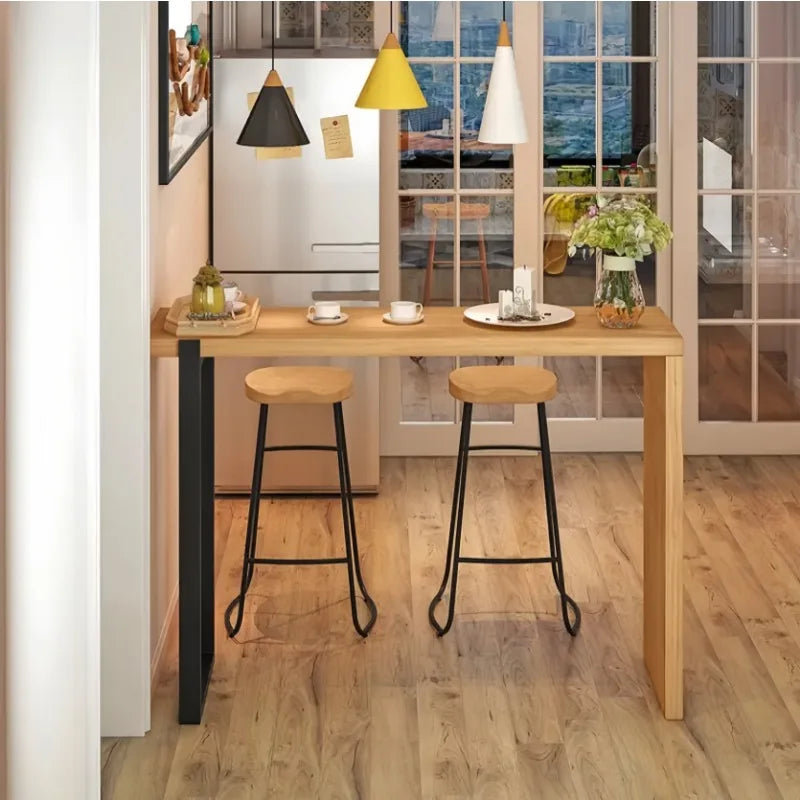 Bar Table High Folding Counter Cocktail Round Bistro Stool Home Kitchen Restaurant Cafe Club Decor Breakfast Cafe Living Room