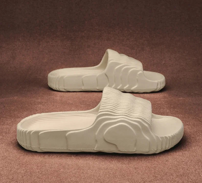Soft Home Slippers Couple Summer Indoor Skid Proof Bathroom Slippers Sandals Hotel Solid Color Men Women Flip Flops Flat Shoes
