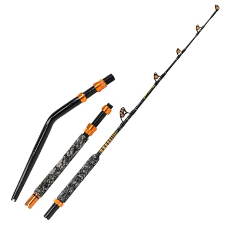 1Piece Saltwater Offshore Trolling Rod 6Feet Big Game Rod Conventional Boat Fishing Pole