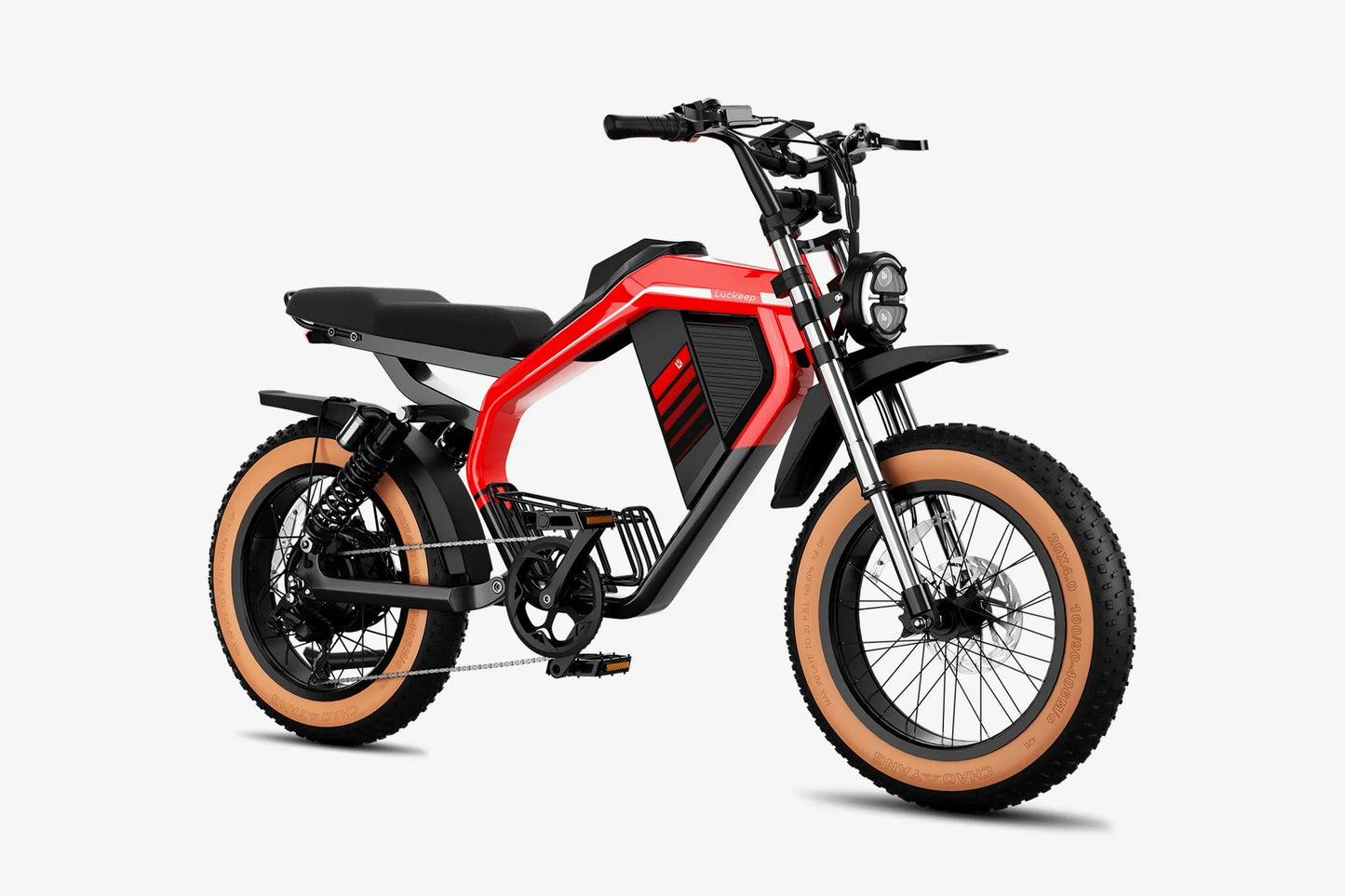 Electric Off-Road Bike Luckeep M5 Max 20x4" 2000W,37.5Mph,80Mile,52V 20Ah,7 Speed, Wide Tire All Terrain E-Bike,New