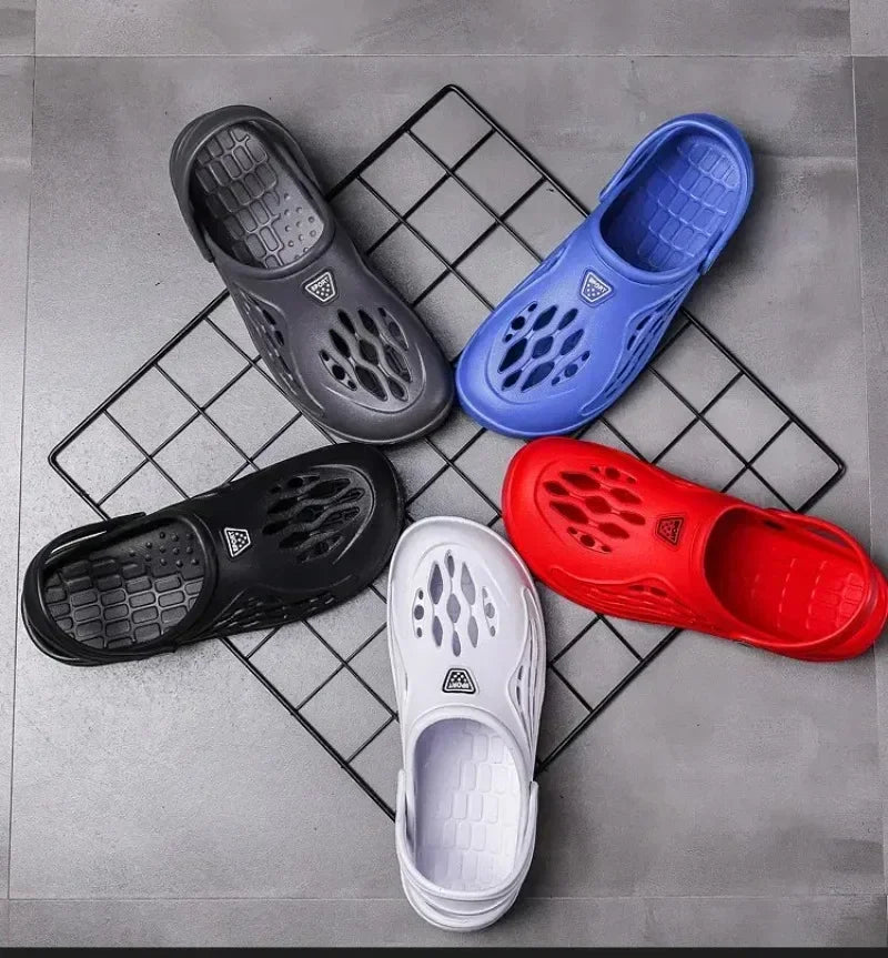 Plus Size 47 48 49 Men Summer Clogs Sandals EVA Slippers Men and Women Garden Shoes Beach Sandals Couple's Outdoor House Slides
