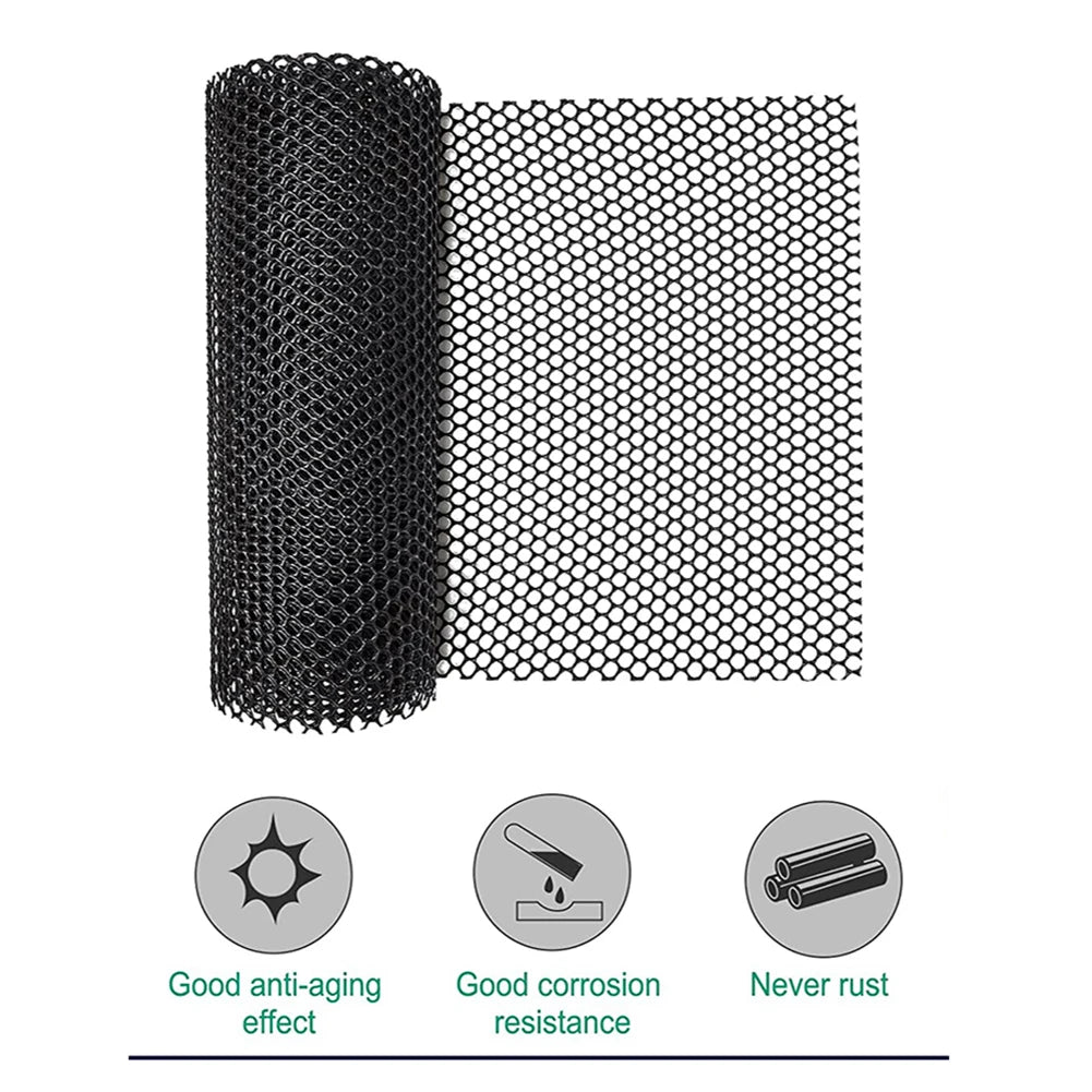 40x300cm Safety Netting Plastic Net Chicken Wire Fence Breeding Net Isolation Protection Child Cat Pet Chicken Garden Mesh
