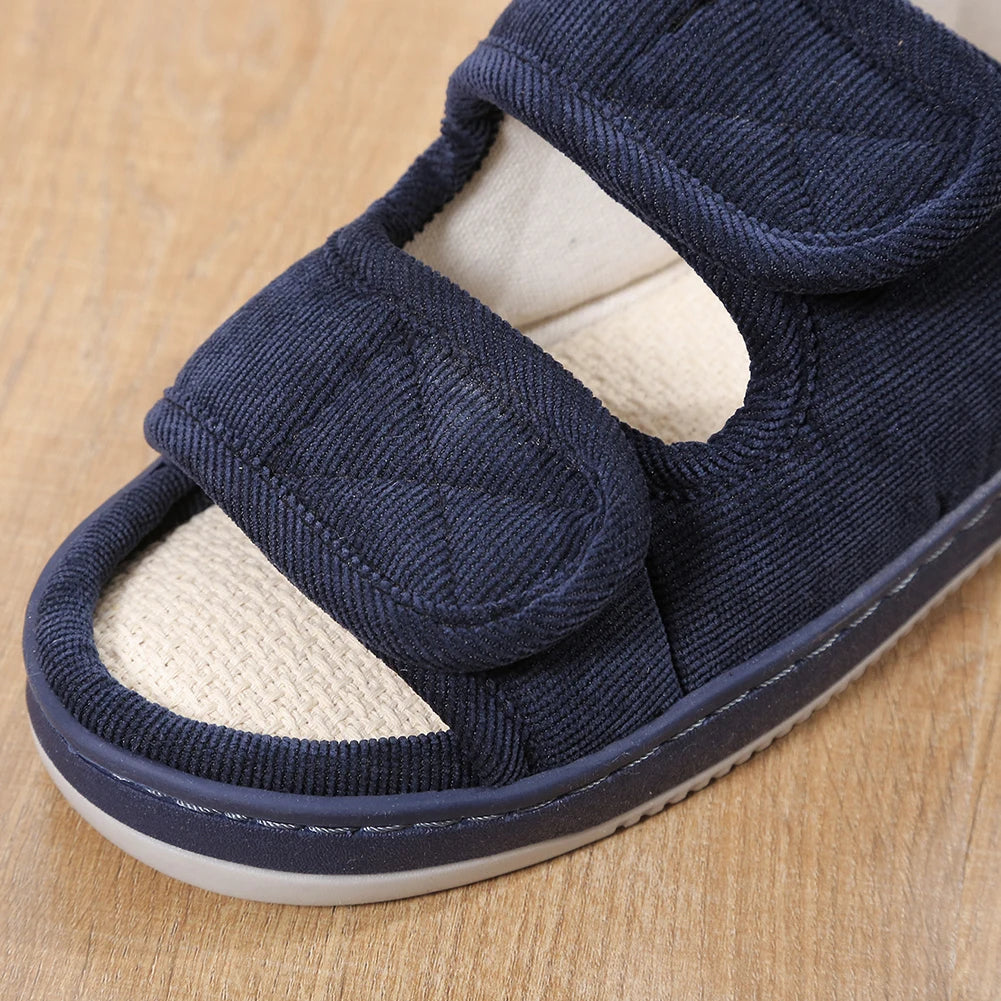 Diabetic Sandals Open Toe Diabetic Shoes Adjustable Walking Sandals Breathable Orthopedic Footwear for Women and Men