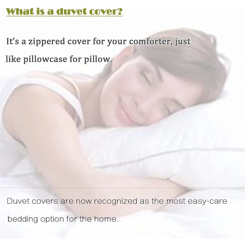 Cotton Striped Floral Duvet Cover Set in Green and Beige with Shabby Chic Flower Branches for Summer Reversible Bedding 600 Thre