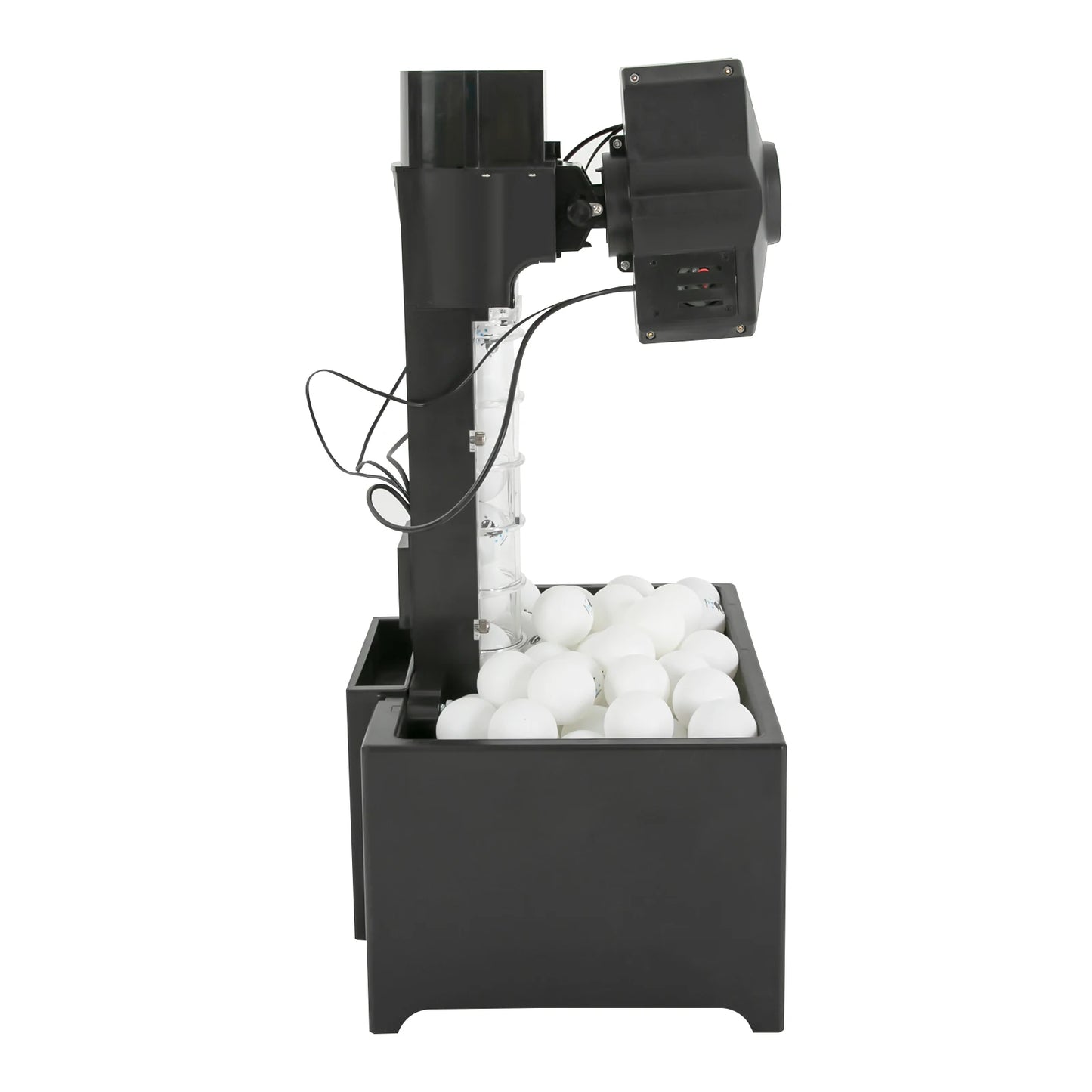 Automatic Ping Pong Ball Machine 10 Modes Remote Control Table Tennis Robot Pitching Machine with Net+100 ABS Balls+Ball Picker