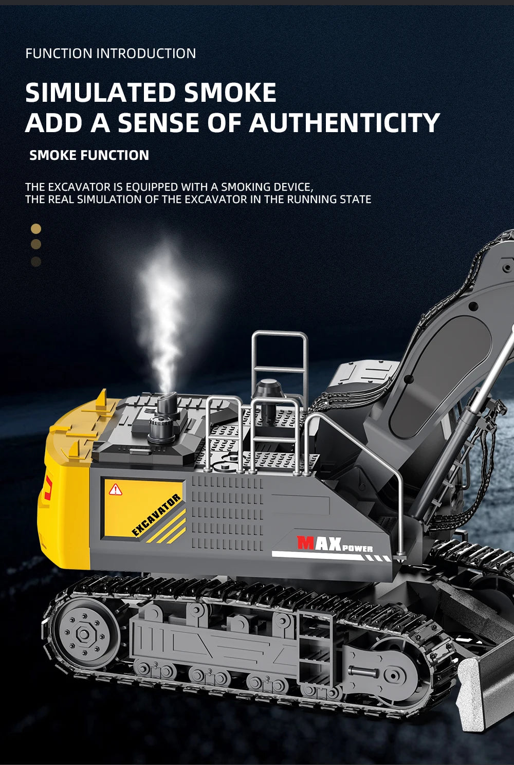 Alloy Excavator Rc Cars Trucks 17CH Dumper Remote Control Car Tractor 1/18 Engineering Electric Vehicles for Kids Boys Children