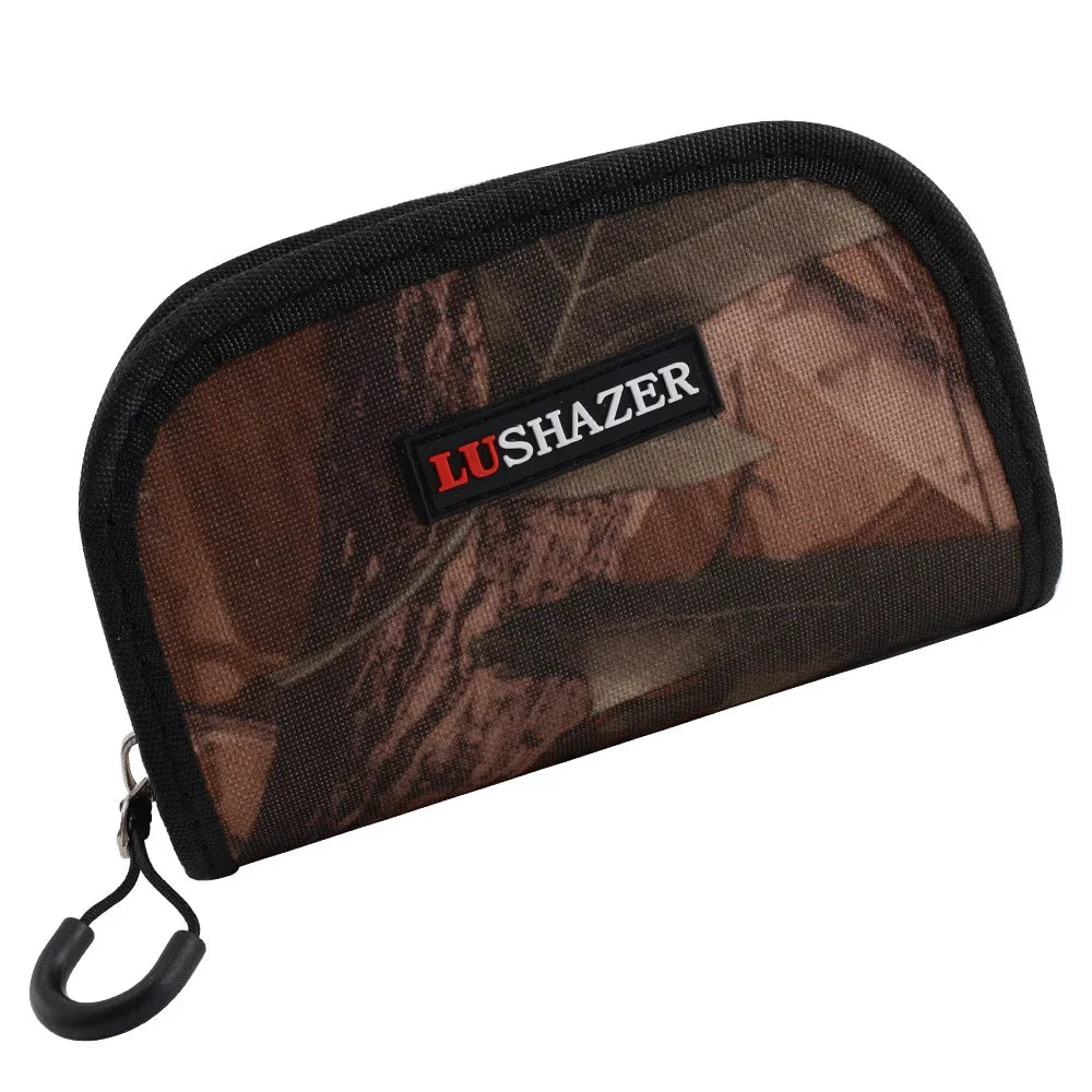 Outdoor Portable Fishing Bag Large Capacity Canvas Zipper Sequins Spoon Lure Bait Tackle Box Fishhooks Hand Spinner Storage Case