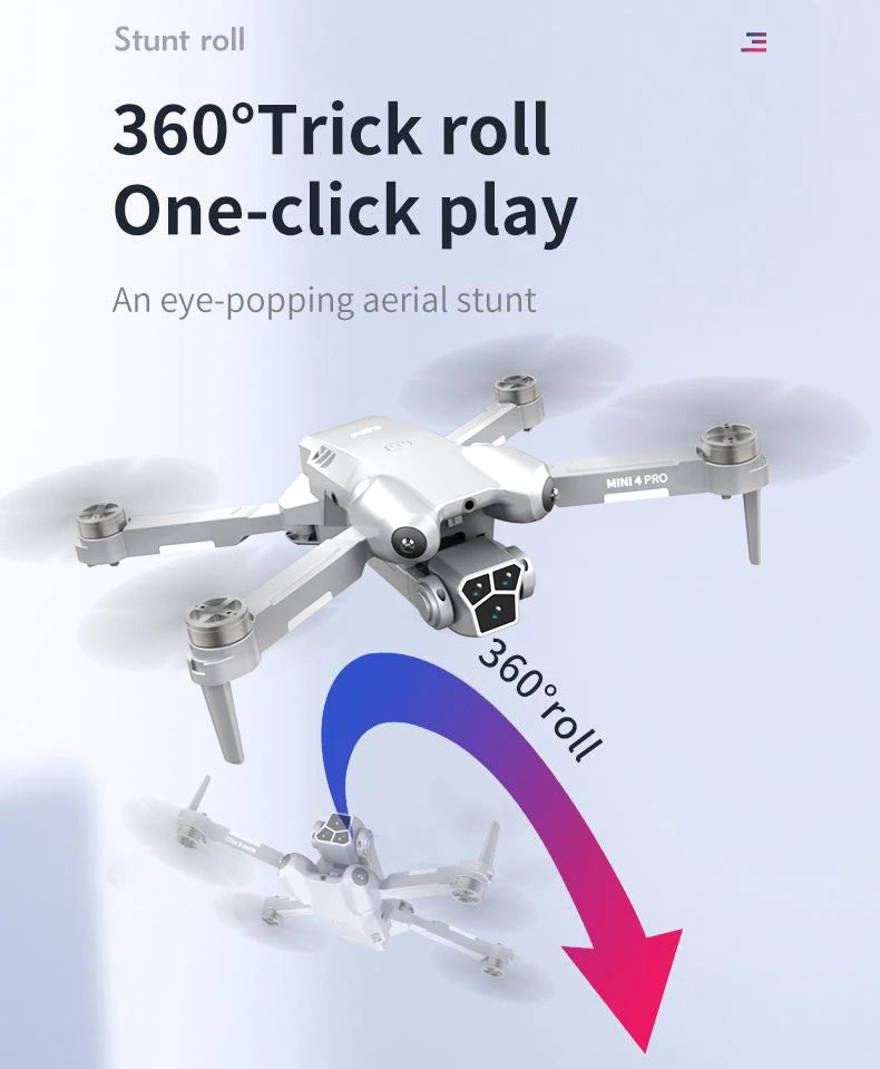 H10 drone, 8K camera intelligent obstacle avoidance, optical flow positioning precise hovering shooting,