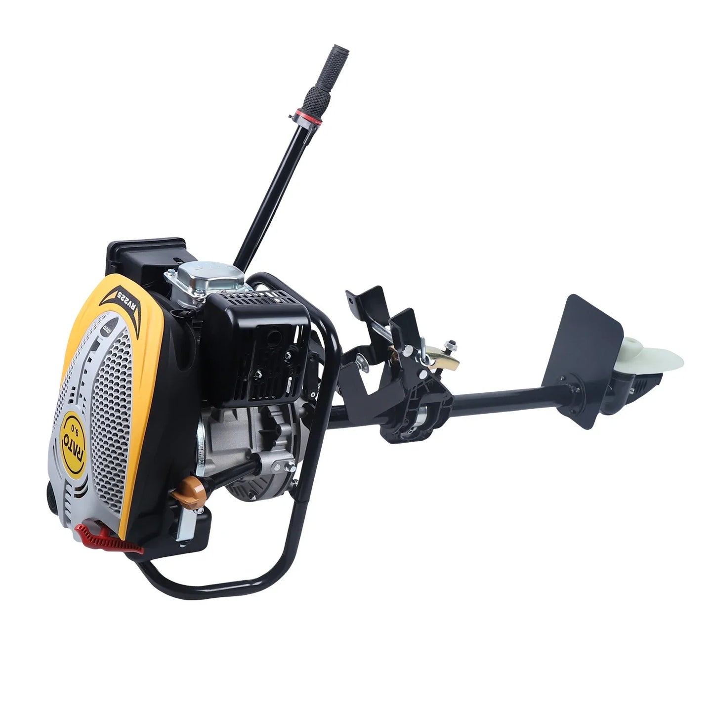 4-Stroke 9HP Outboard Motor 225CC Heavy-Duty Outboard Motor Fishing Boat Marine Engine for Fishing Aquaculture Outdoor Adventure