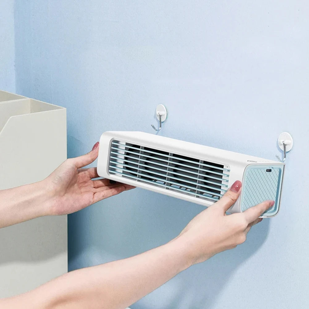 Leafless  Fan Remote Control Strong Wind Electric Fan LED Desktop Standing Fan for Bedroom Living Rooom Bathroom