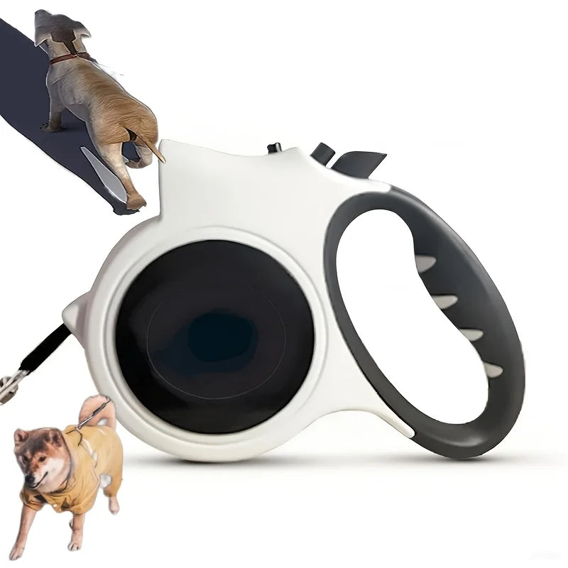 16FT Retractable Dog Leash with Reflective Strip - Night Safety Rope Lead for Small Medium Dogs, Tangle-Free & Durable