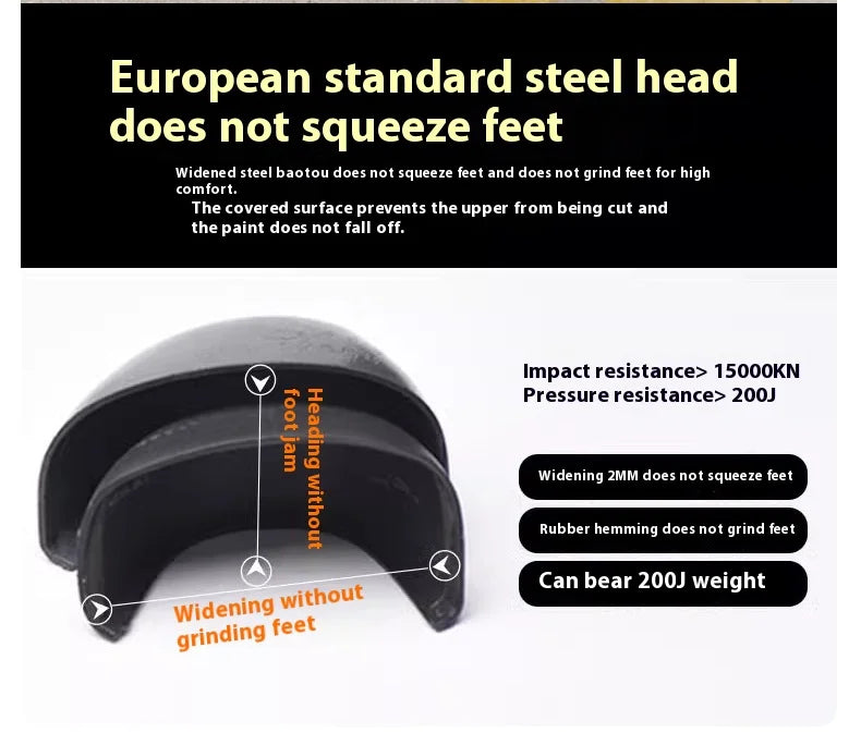 Safety Shoes Men Work Sneakers Indestructible Shoes Puncture-Proof Protective Shoes Work Boots Steel Toe Construction Work Shoe