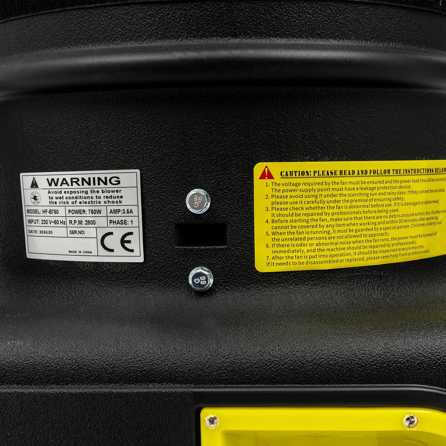 750W Air Dancer Blower Fan 2800RPM Inflatable Blower Fan for inflatable Sky Dancer/Fly Guy/Tube Man and Sky Puppets /Air Puppet