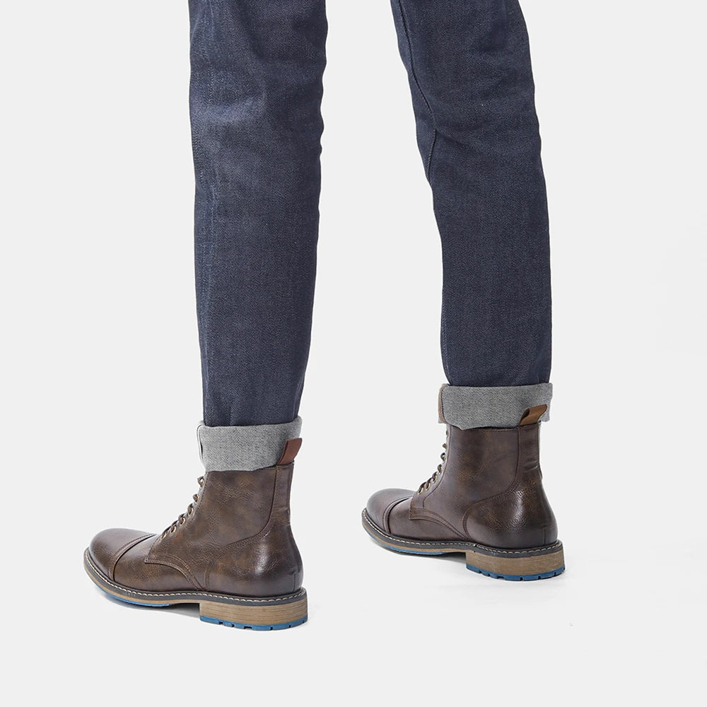 Men Ankle Boots Fashion Brand Comfortable Casual Men Boots