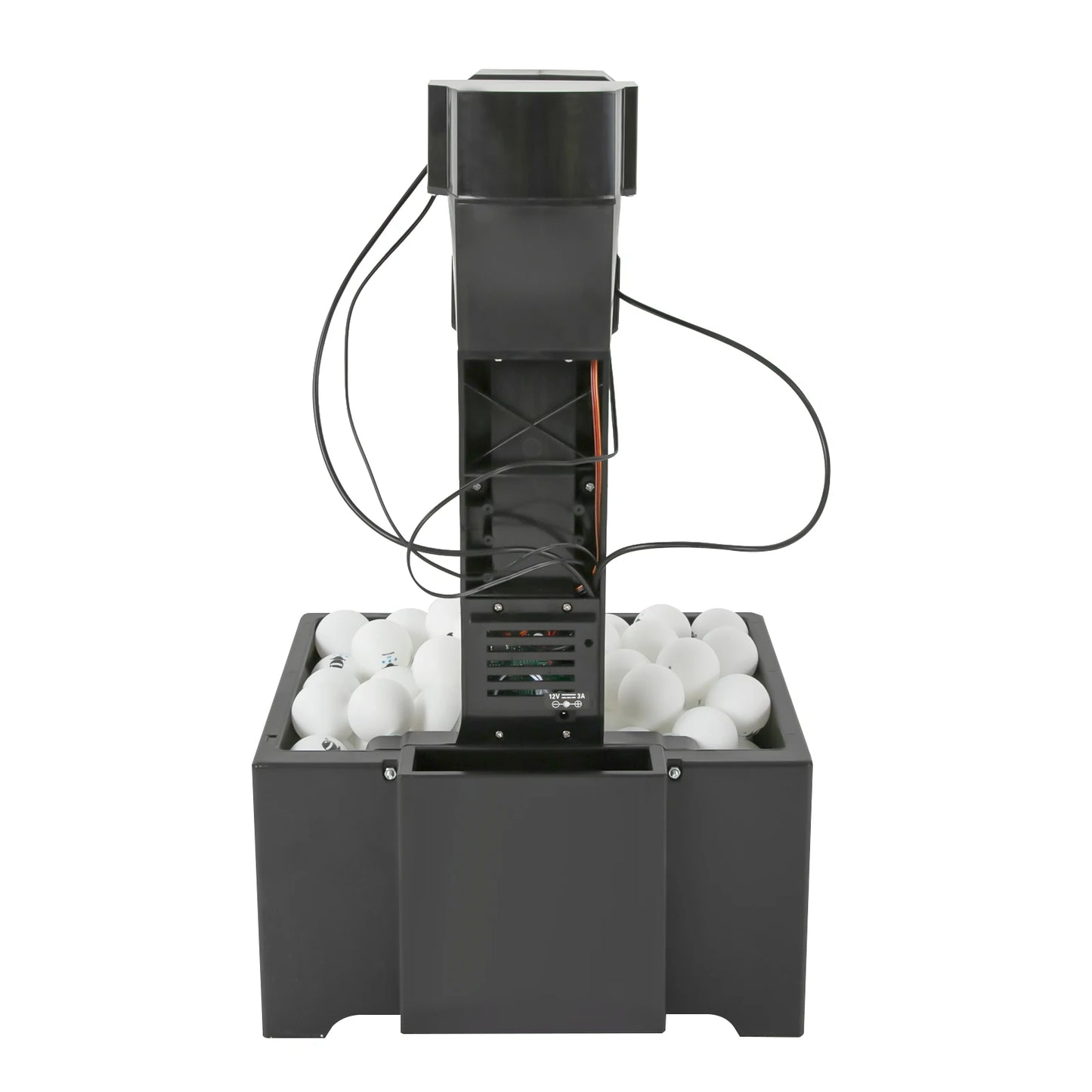 Automatic Ping Pong Ball Machine 10 Modes Remote Control Table Tennis Robot Pitching Machine with Net+100 ABS Balls+Ball Picker