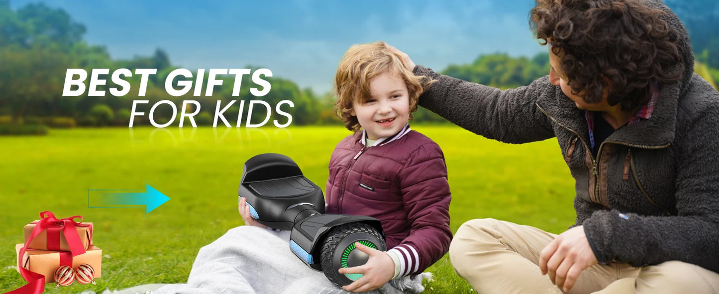 6.5''Self Balancing Hoverboard -All Terrain Hoverboard for Kids w/ LED Light&Bluetooth Speaker