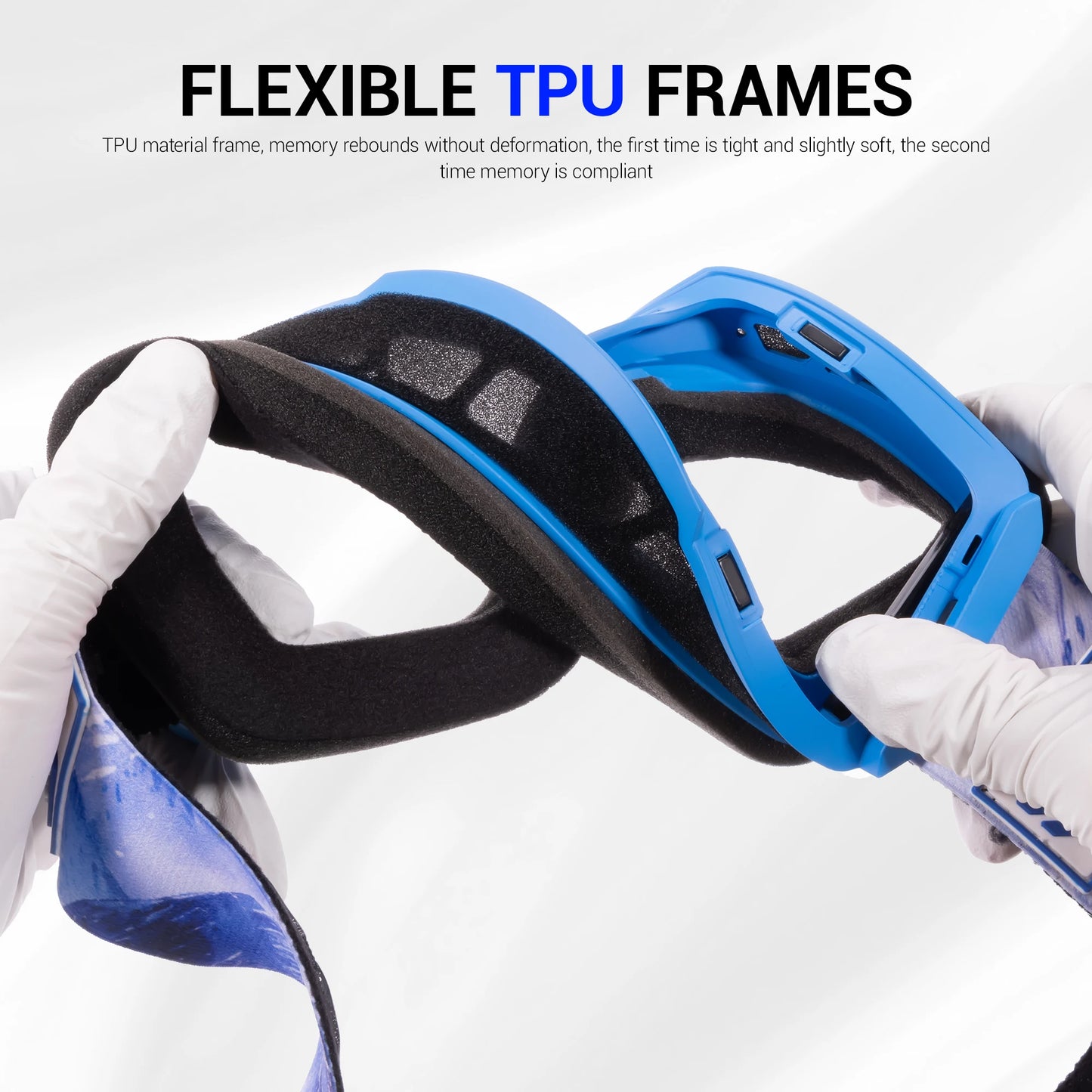 KAPVOE OTG Ski Goggles UV400 Magnetic Attraction Anti-Fog Skiing Goggles Men Snowboard Glasses Women Outdoor Snow Sunglasses