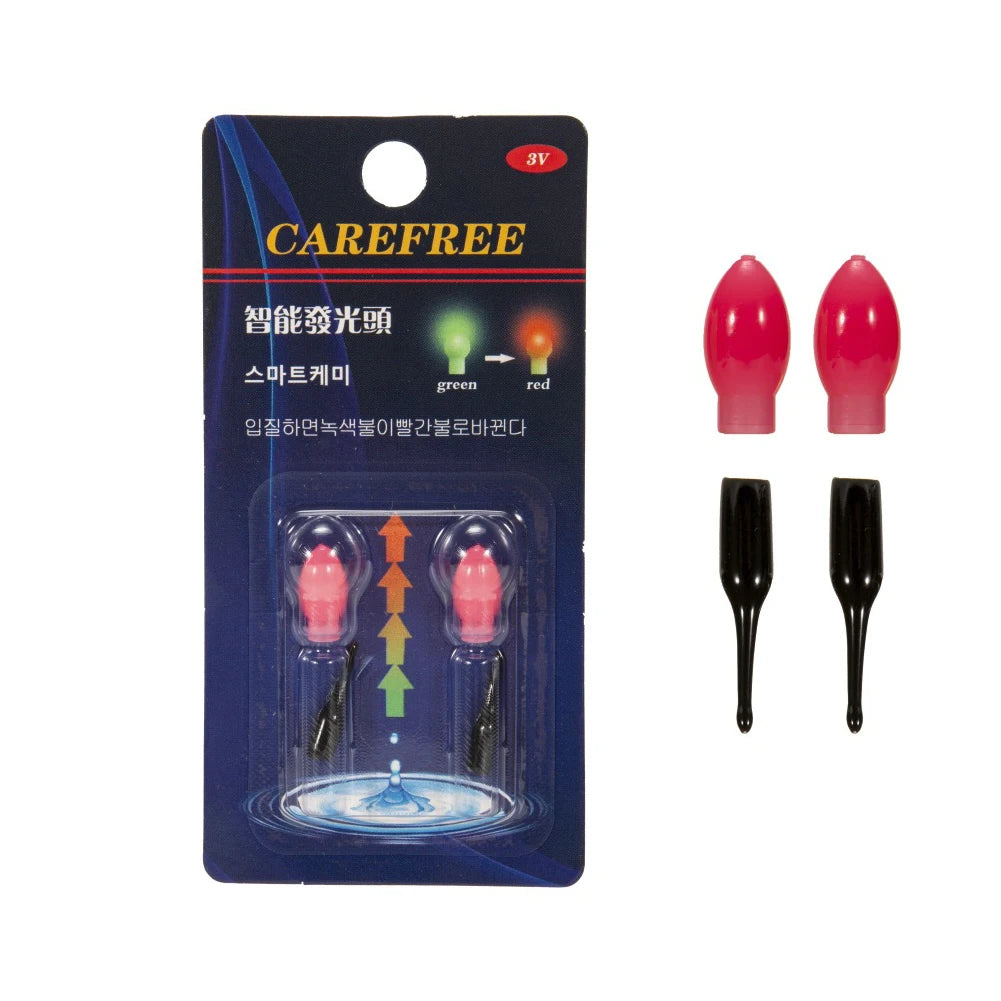 2pcs Dark Glow Stick 3D Gravity Sensing Fishing Rod Light Sticks Ultra Light Adjustable Sensitivity Accessories Outdoor Supplies