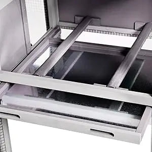 Outdoor Hen House Poultry Cage with Nesting Box, Leakproof Pull Out Tray and UV-Resistant Roof (78.9" L x 26.6" W x 42.5" H)