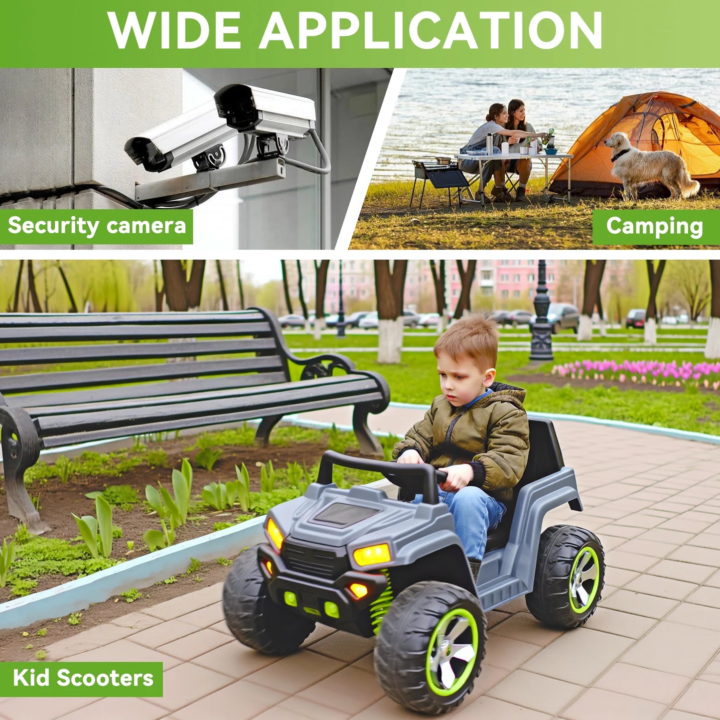 12V 12Ah LiFePO4 Battery,4000+ Deep Cycles,Lithium Iron Phosphate Battery,Built-in BMS,for Power Wheels,Fish Finder,Ride-on Toy