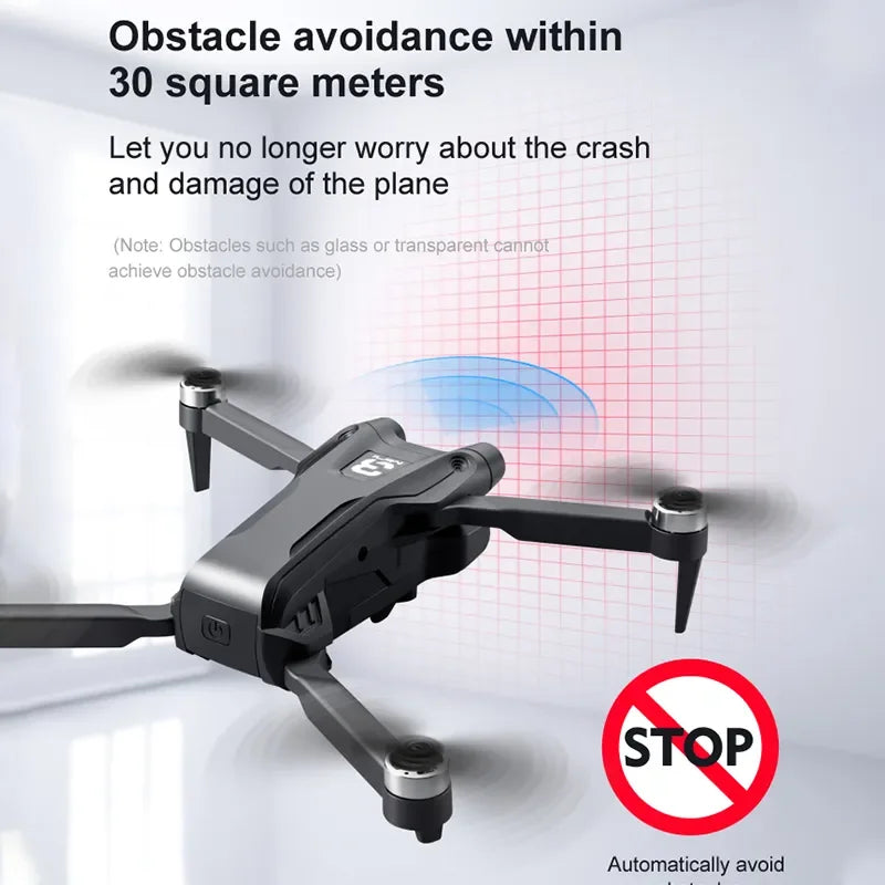 Z908 Pro Max GPS Drone Brushless 8K HD Dual Camera Optical Flow Obstacle Avoidance Foldable Quadcopter RC Distance 9000M