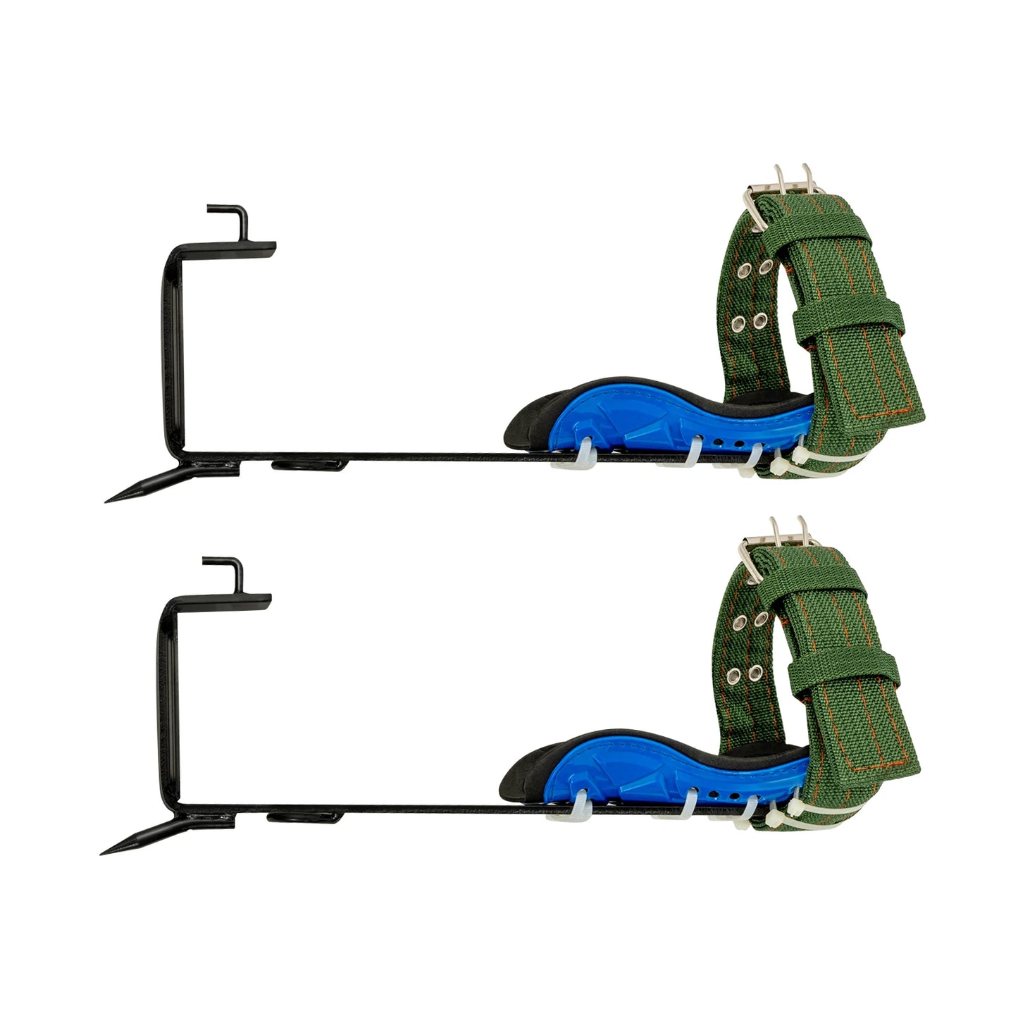Tree Climbing Spike Set Portable Piercing Tree Climbing Tool with Safety Belt Load 100kg for Climbing Logging Picking Hunting