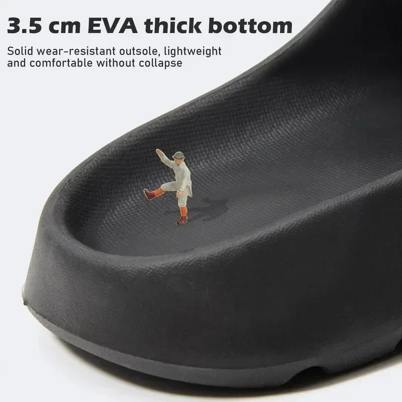 Coconut Slippers Cloud Thick-soled Sandals Summer Fashion Soft Bottom Beach Men Slippers Women's Sandals EVA Slides