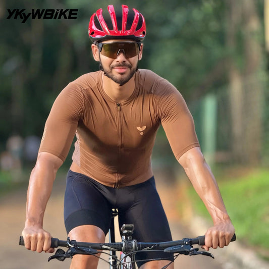 YKYWBIKE 2025 Cycling Jersey Men Summer Professional Bicycle Shirt Short Sleeve Breathable Road Bike Maillot Cycling Clothing