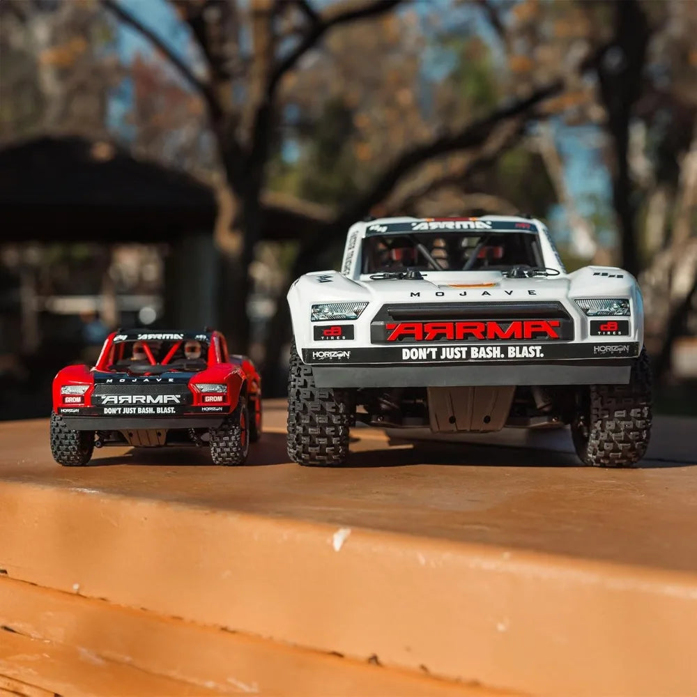 New Upgraded RC Truck Mojave GROM 4x4 Smart Small Scale Desert Truck, RTR Red/Black ARA2104T1