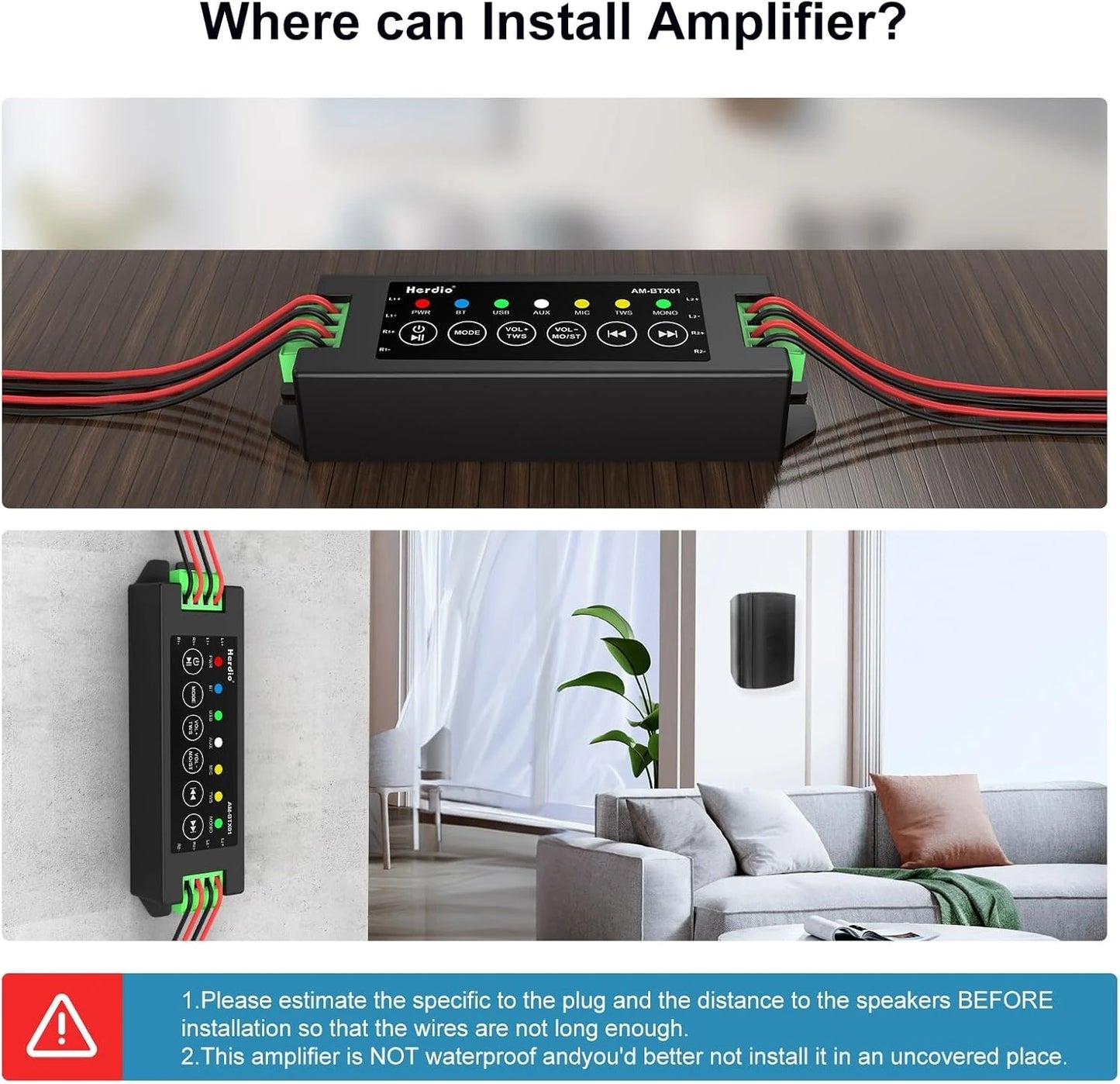 Herdio 5.25” 4PCS Flush Mount Bluetooth Ceiling Speaker System Max Power 600W Great For Humid Indoor Outdoor Kitchen Bedroom