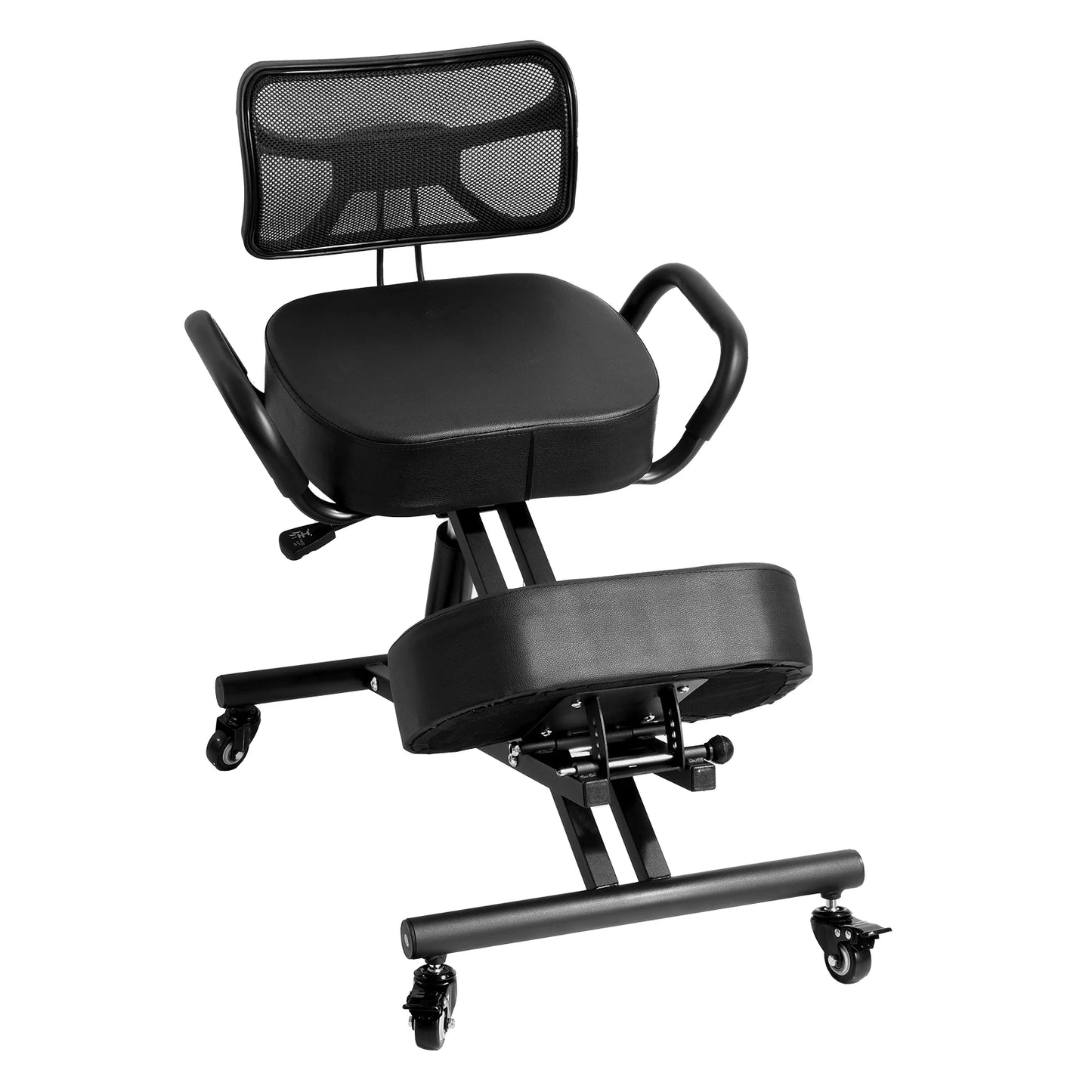 Kneeling Chair with Back Support, Height Adjustable Kneeling Chair for Men, Women, Children