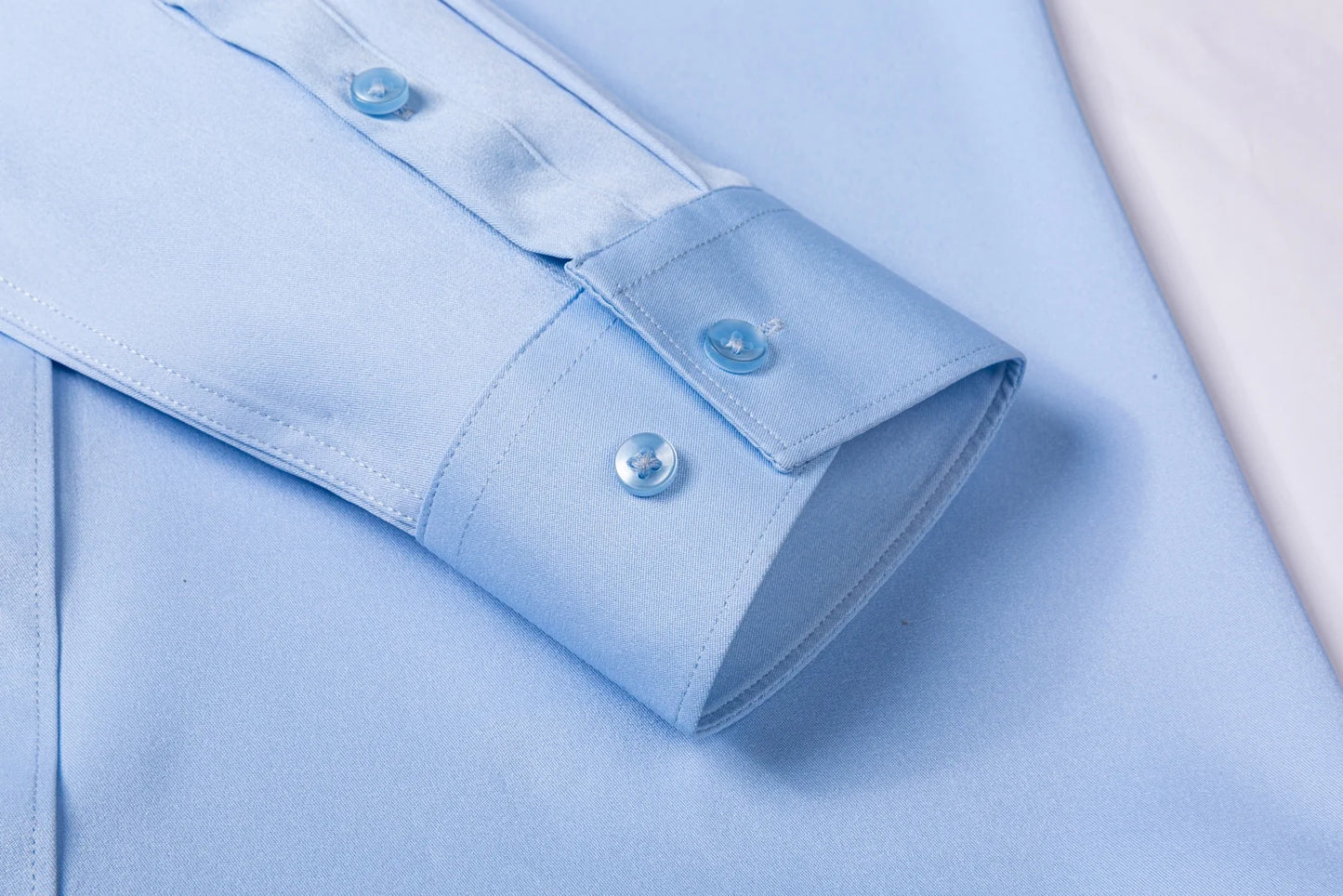 Men's Ultra-Stretch Shirt - High-Quality Silky Business Formal Long-Sleeve Shirt for Social and Casual Wear