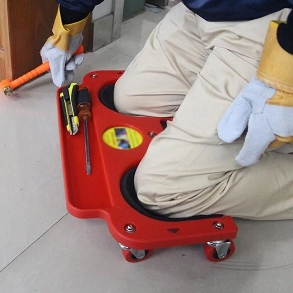Rolling Knee Pads With Wheels Creeper Used For Tile Work Floor Construction Tool