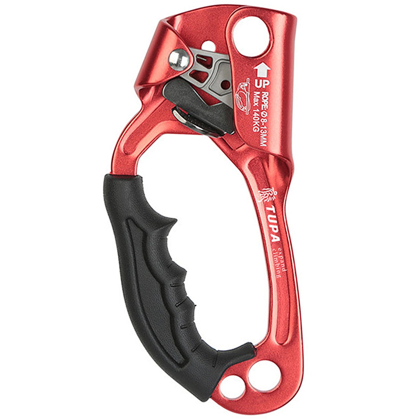 Vertical Rope Ascender Hand Ascender Aluminum  Alloy Rock Climbing Handheld Ascender for Aloft Working Caving
