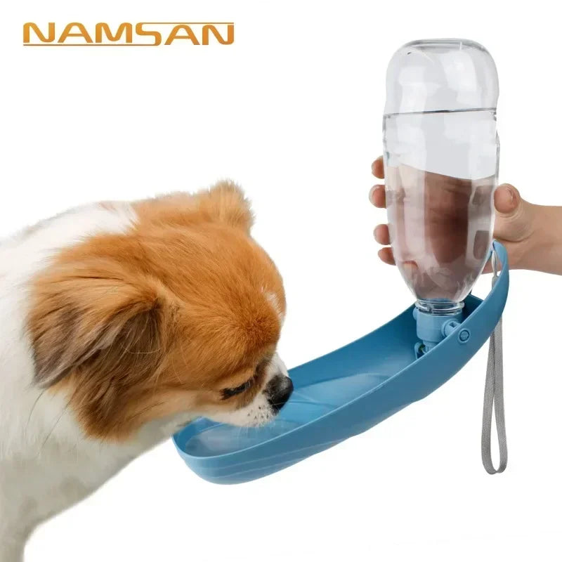 Portable Dog Water Bottle For Small Large Dogs Foldable Lightweight Drinking Bowl Outdoor Travel Walking Running Puppy Supplies