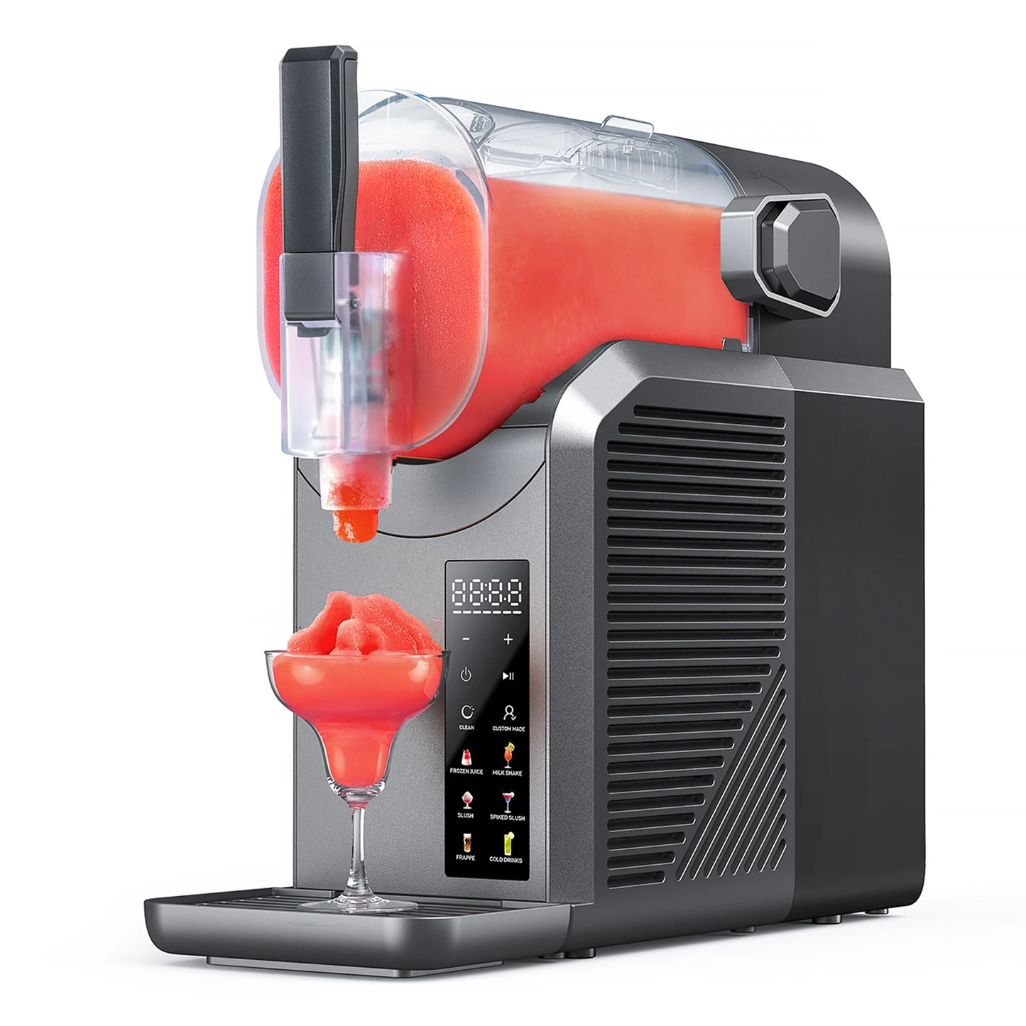 7 in 1 Professional Home Slushie Machine No Ice Needed Rapid Chill Technology Frozen Drink & Slushie Machine Automatic cleaning