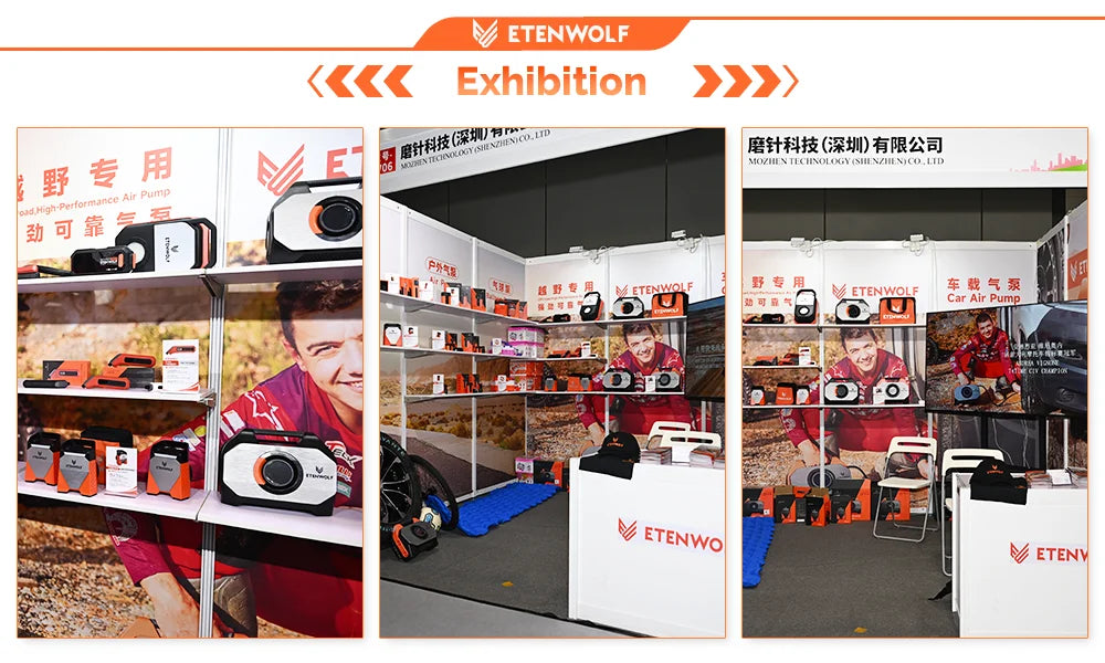 ETENWOLF ZEPHYR S3C Portable Air Compressor 100% Duty Cycle Car Tire Inflator 7800mAh for Cars, Motorcycles, Bicycles Balls