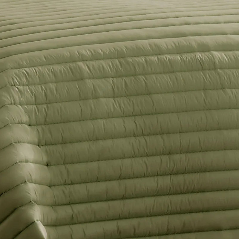 Excursion Puffer Quilted Comforter Set 3 pc F/Q Army Green