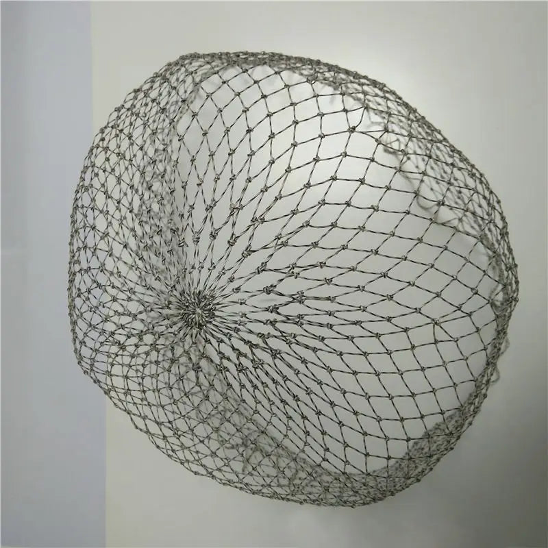 Depth Nylon Fishing Net Collapsible Rhombus Mesh Hole Folding Dip Net Outdoor Fishing Tools Fishing Catchers Planting Tackle