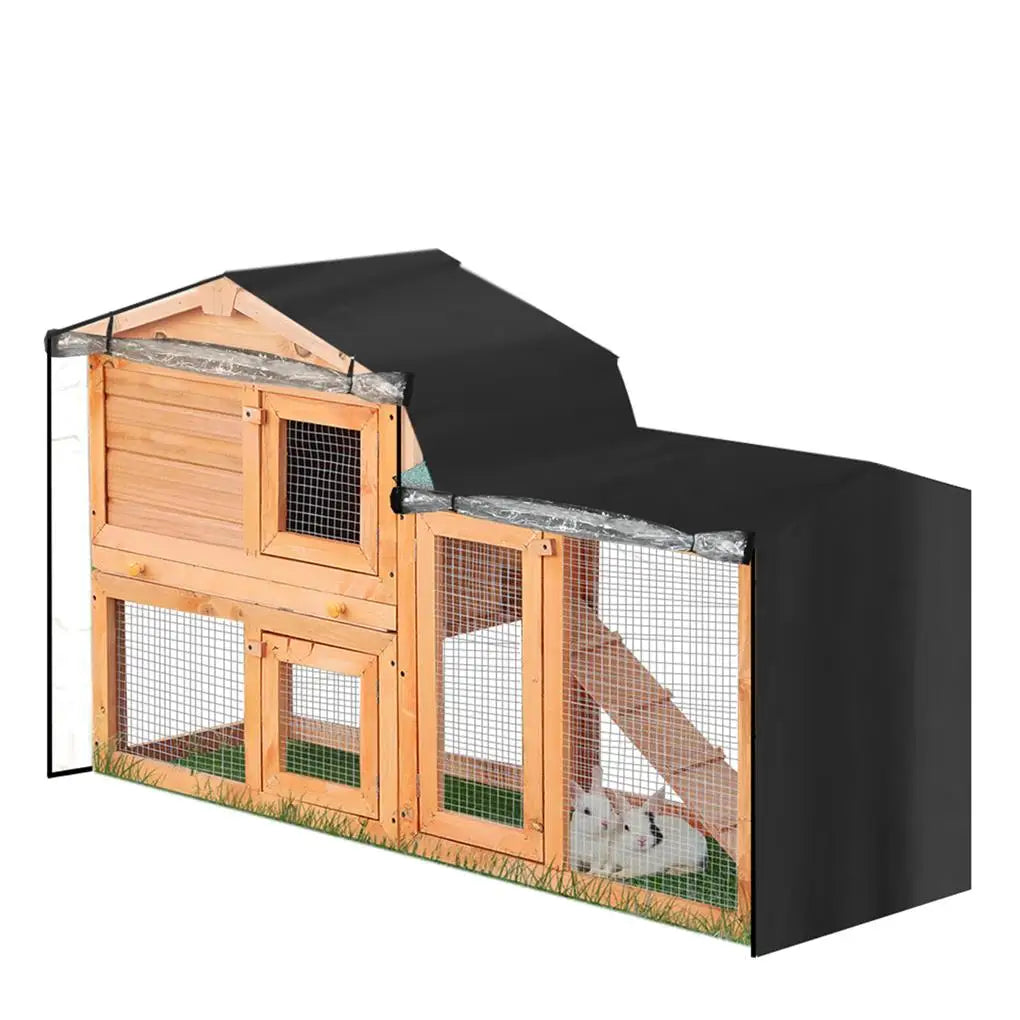 Oxford Cloth Animal Hutch Cover Outdoor Waterproof Harmful Light Prevention Animal Cage  Cover Dust Proof Cage Protector