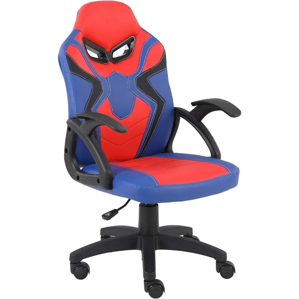 Modern-Depo Gaming Chair for Teenagers Juniors, High Back Ergonomic Swivel Racing Computer Chair, Height Adjustable Students Com