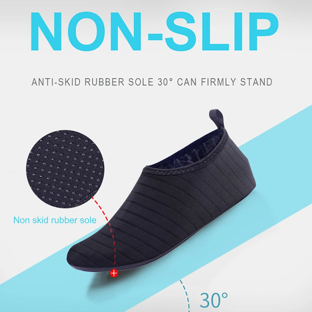 1 Pair Water Barefoot Shoes Women Men Quick-drying Swimming Diving Beach Socks Sneakers Snorkeling Accessories