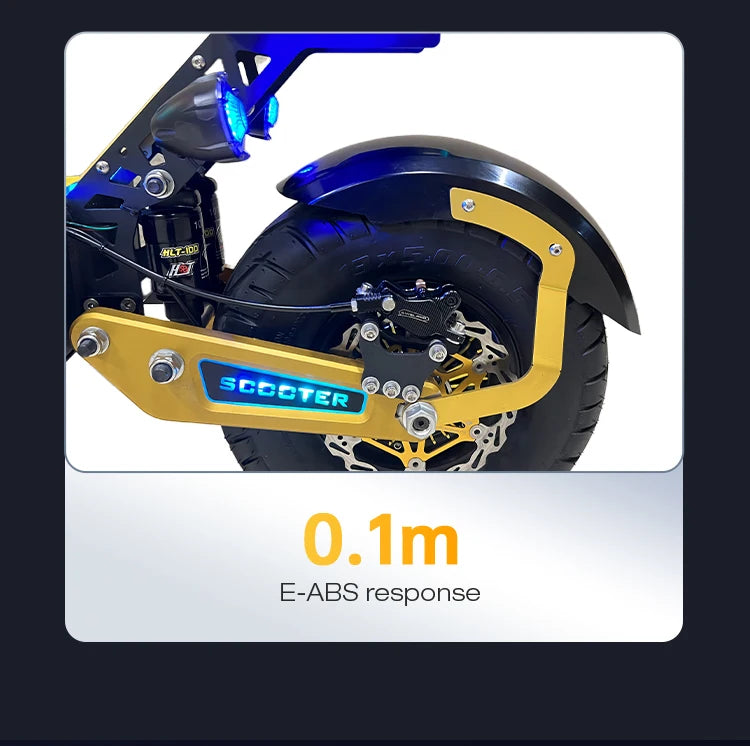 US Warehouse GT-M8 patinete eléctrico 72V50AH Dual Motors 13inch City Wheel Adult Electric Scooter Seat & Trunk Trotinette