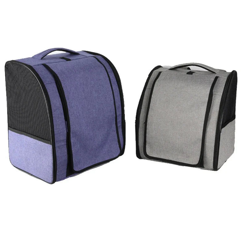 Pet Cat Backpacks Breathable Outdoor Cat Carrier Shoulder Bag for Small Dogs Cats Portable Travel Folding Backpack Pet Supplies