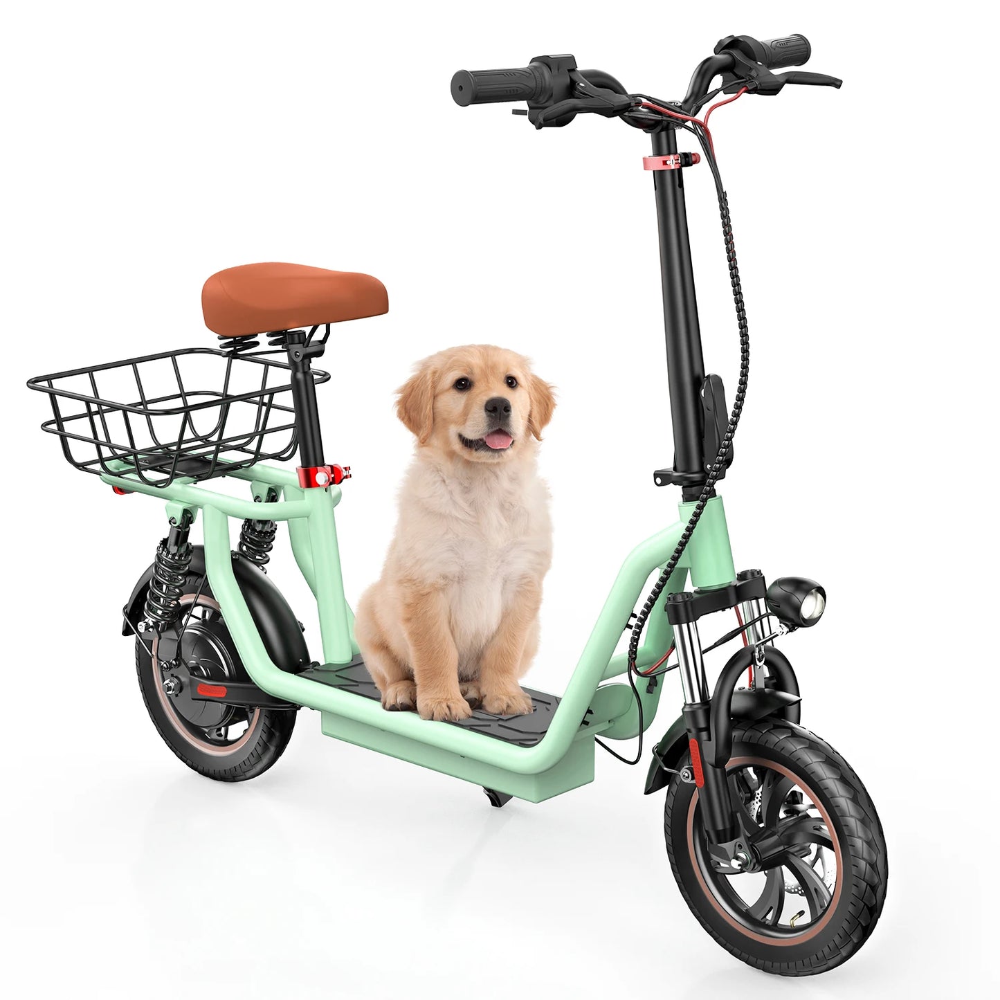 ISCOOTER I12 Adult Electric Scooter 500W Motor E- Scooter 36V 7.5AH Battery Electric Scooter 12 Inch Road Tires Electric Scooter