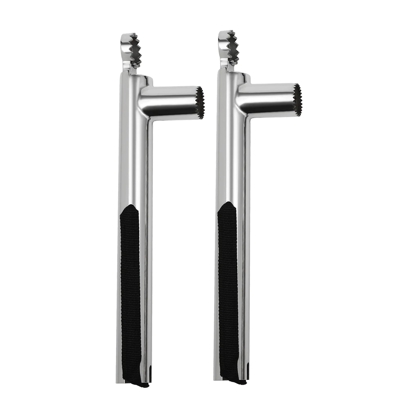 2X Boat Double Angle Fishing Rod Holder Stainless Steel Outrigger Adjustable
