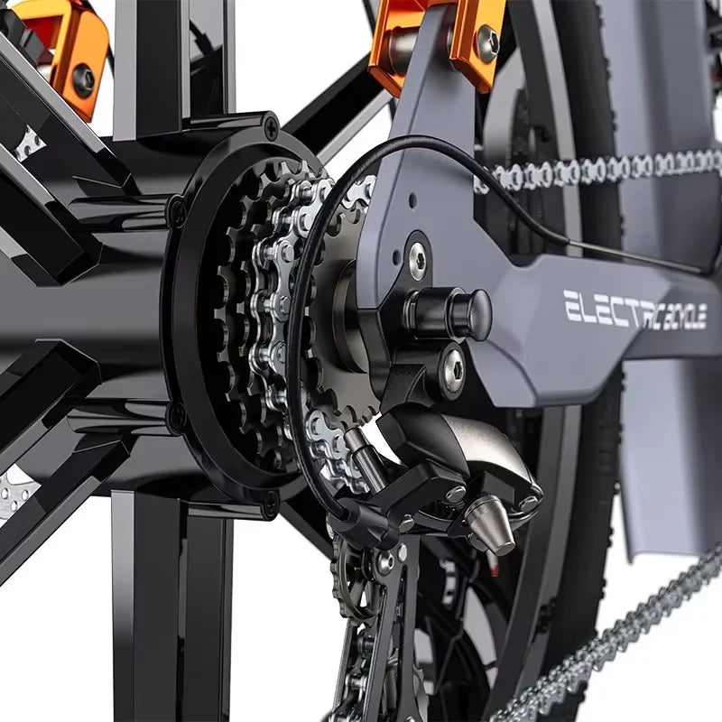 ENGWE X26 E Bike Folding 1000W Motor 48V29.2AH All-terrain Electric Bike