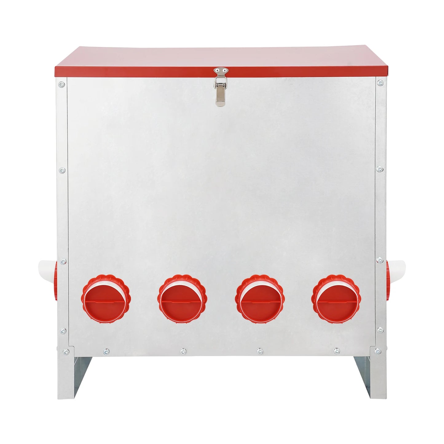 10-Hole Large Capacity Chicken Feeder 66.14 Lbs For Poultry Feeder for Chickens Ducks Turkeys Outdoor Farm