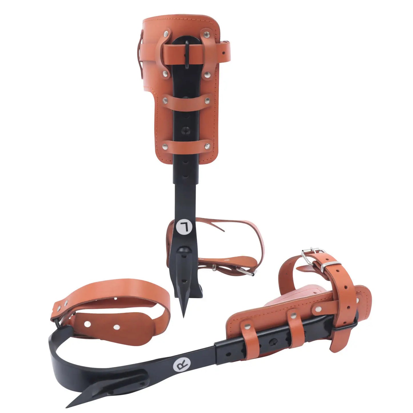 Tree Climbing Spike Set Pole Climbing Spurs Climber Gaffs+Strap Adjustable 100kg