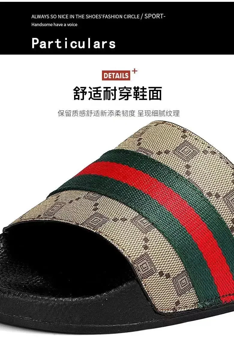 Designer Men Women Slippers Sandals with Correct Flower Box Dust Bag Shoes Snake Print Slide Summer Wide Flat Slipper SG5